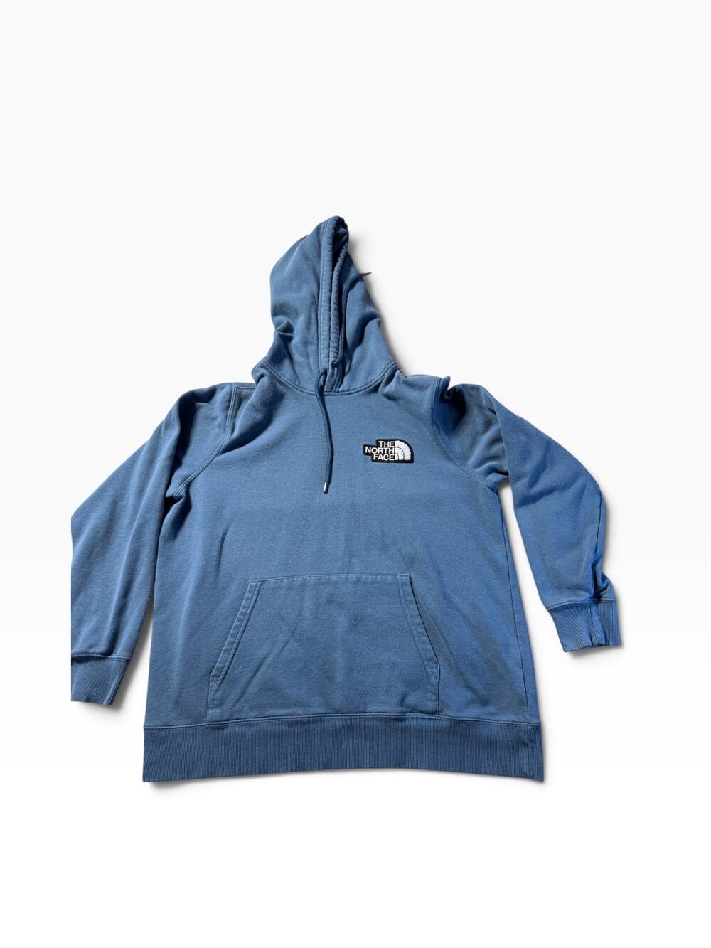 The North Face Women’s L Blue Pullover Hoodie Embroidered Logo Sweatshirt